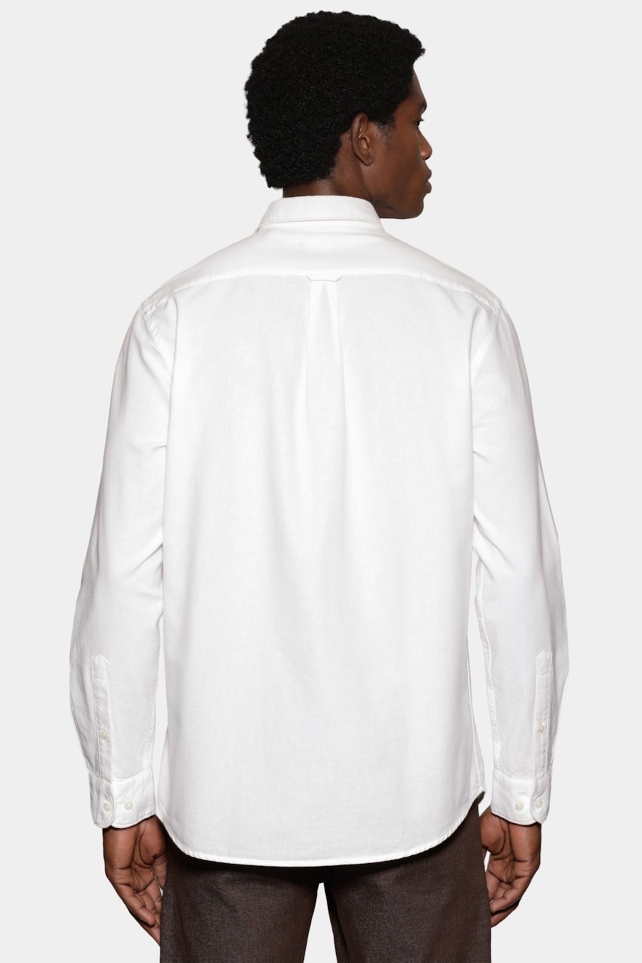 Camisa Manga Longa Slim Oxford Planalto Bdnw Branco — foto 4 de 6