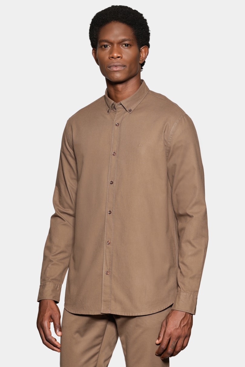 Camisa Manga Longa Slim Oxford Planalto Bdnw Cafe