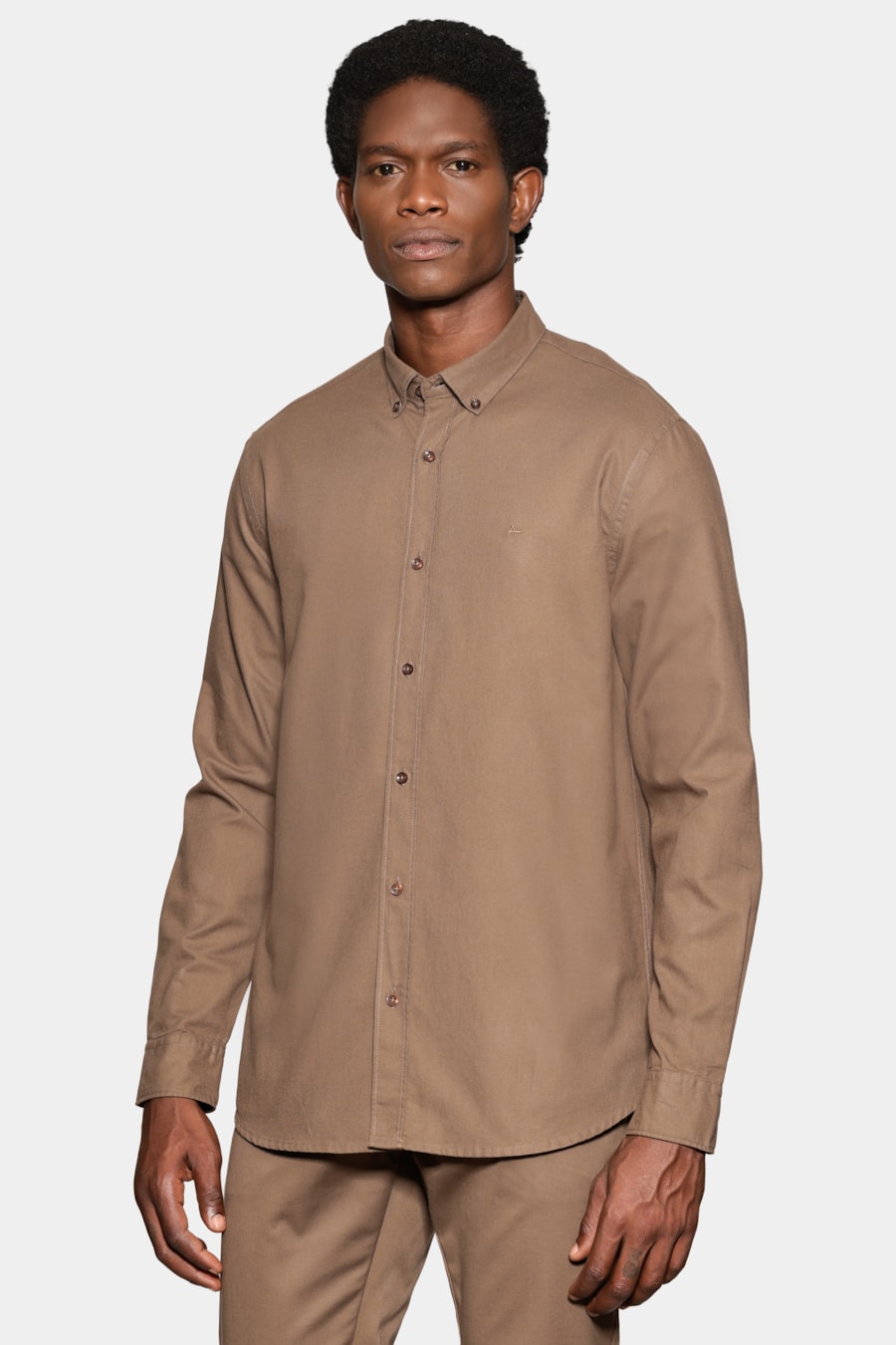 Camisa Manga Longa Slim Oxford Planalto Bdnw Cafe — foto 1 de 6