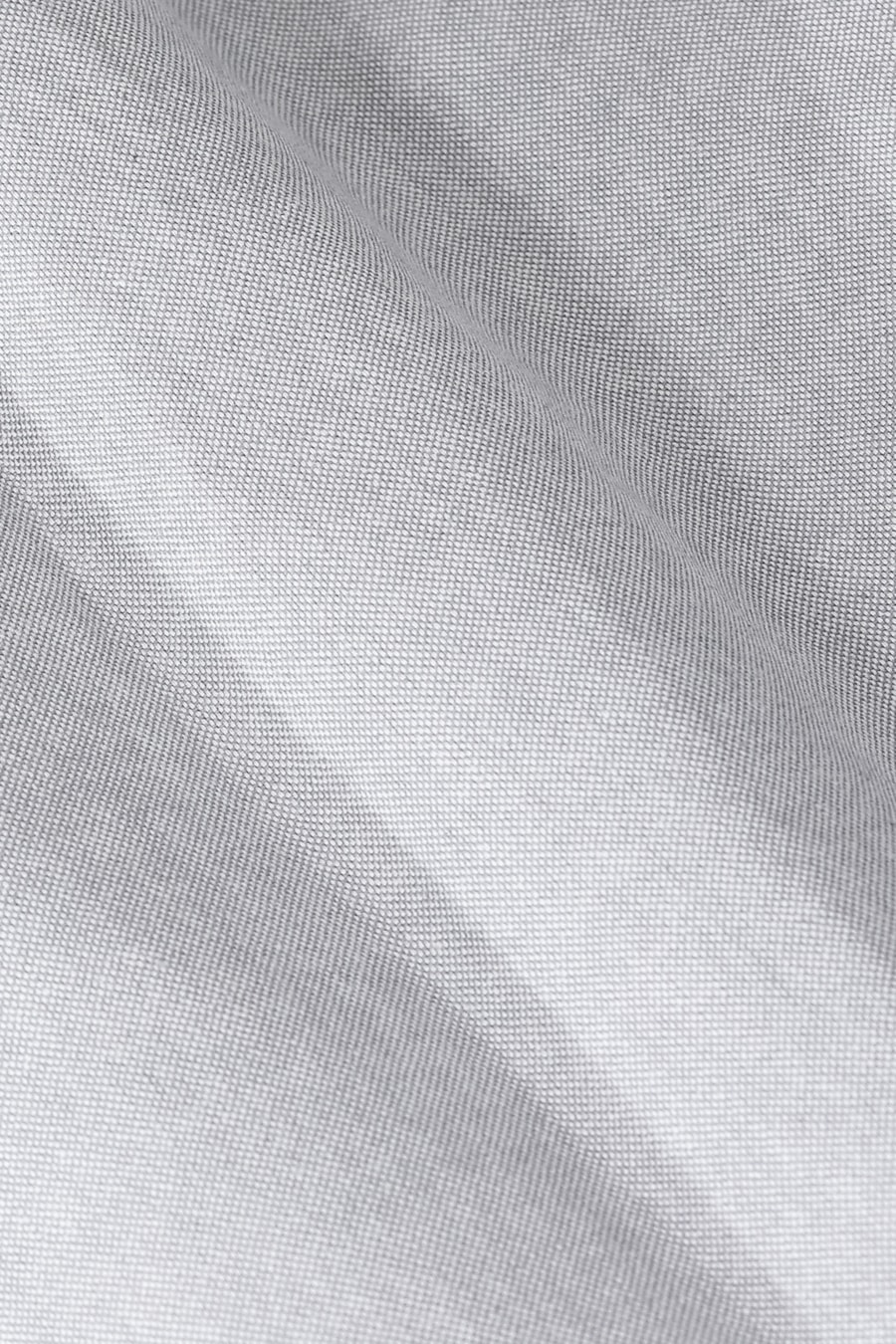 Camisa Manga Longa Slim Oxford Planalto Bdnw Cinza — foto 6 de 6