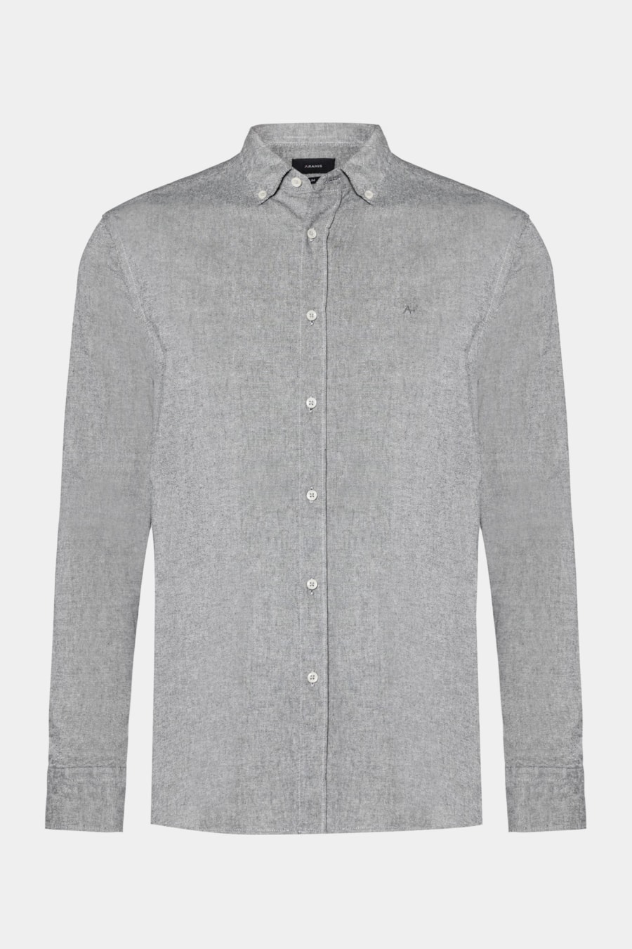 Camisa Manga Longa Slim Oxford Planalto Bdnw Cinza Escuro — foto 5 de 6