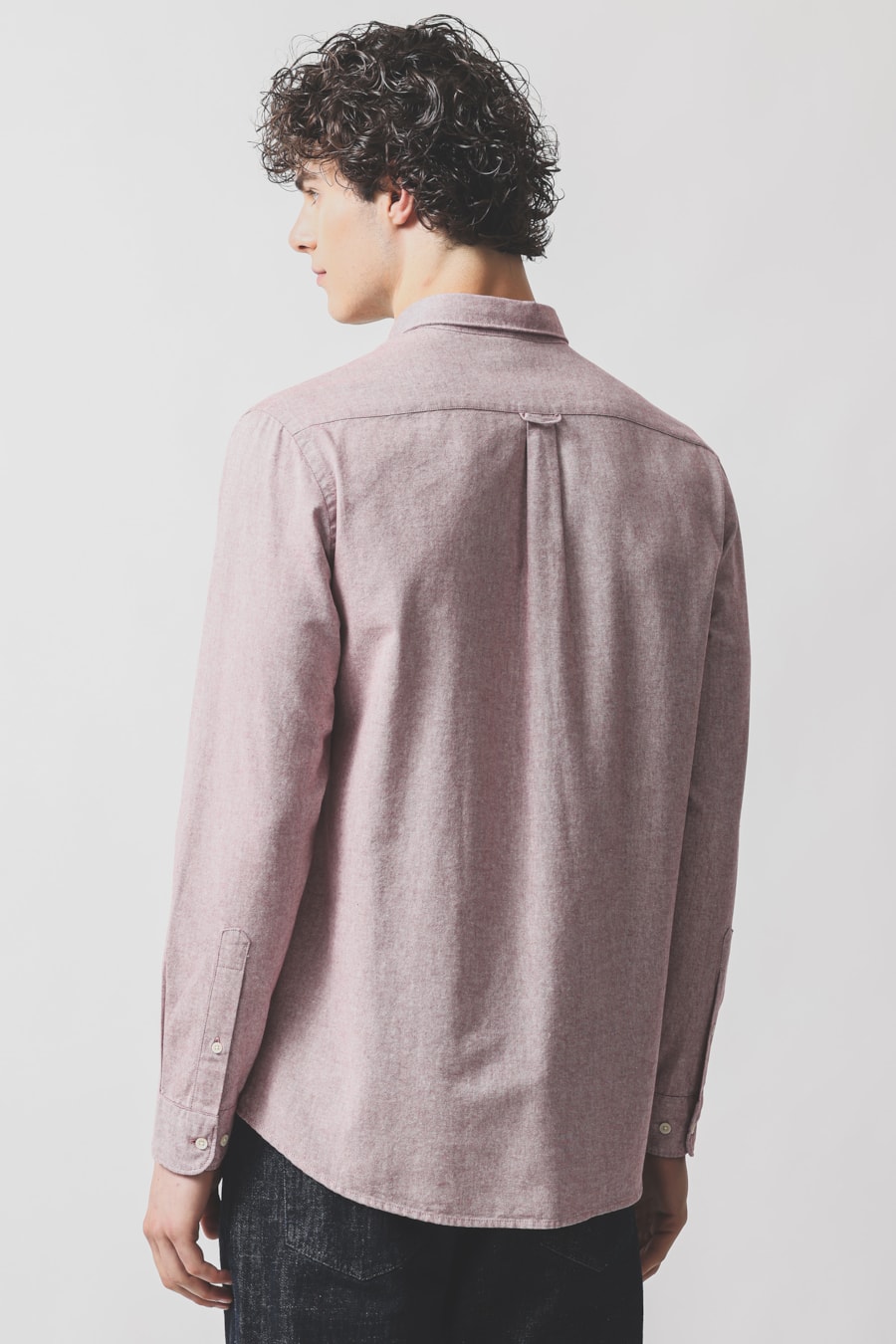 Camisa Manga Longa Slim Oxford Planalto Bdnw Telha — foto 4 de 6