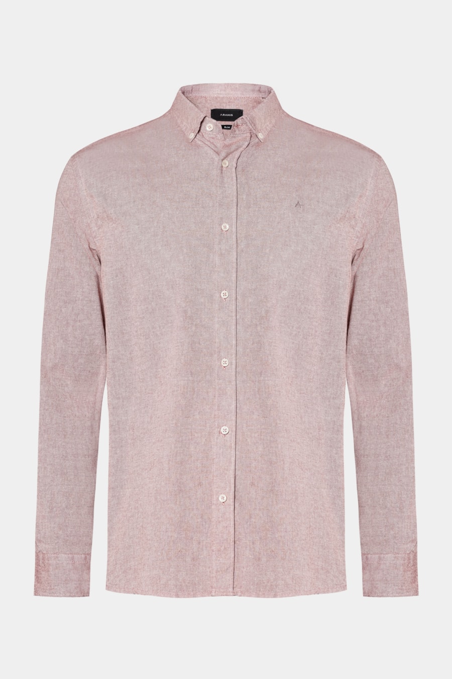 Camisa Manga Longa Slim Oxford Planalto Bdnw Telha — foto 5 de 6