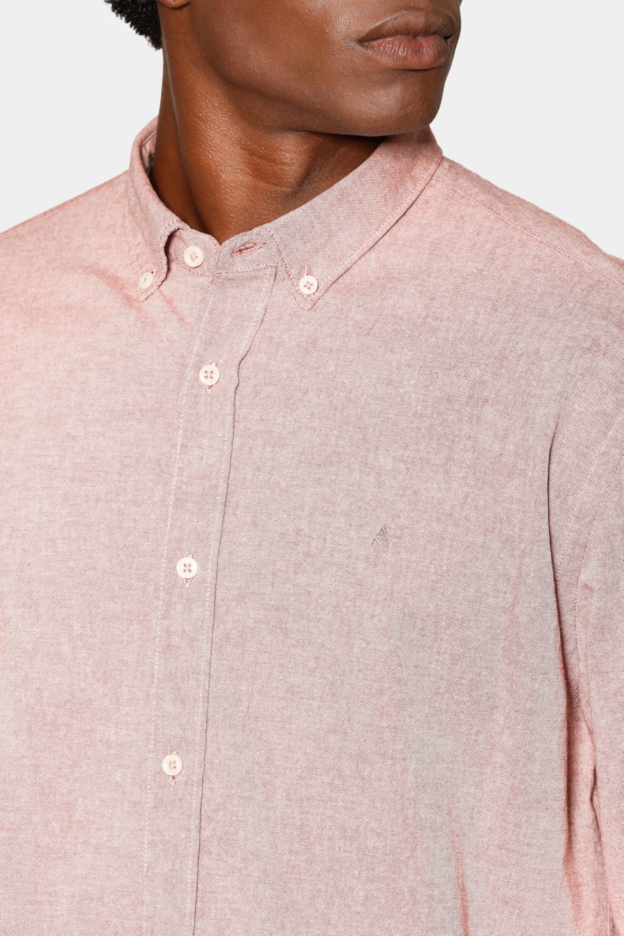 Camisa Manga Longa Slim Oxford Planalto Bdnw Telha — foto 3 de 6