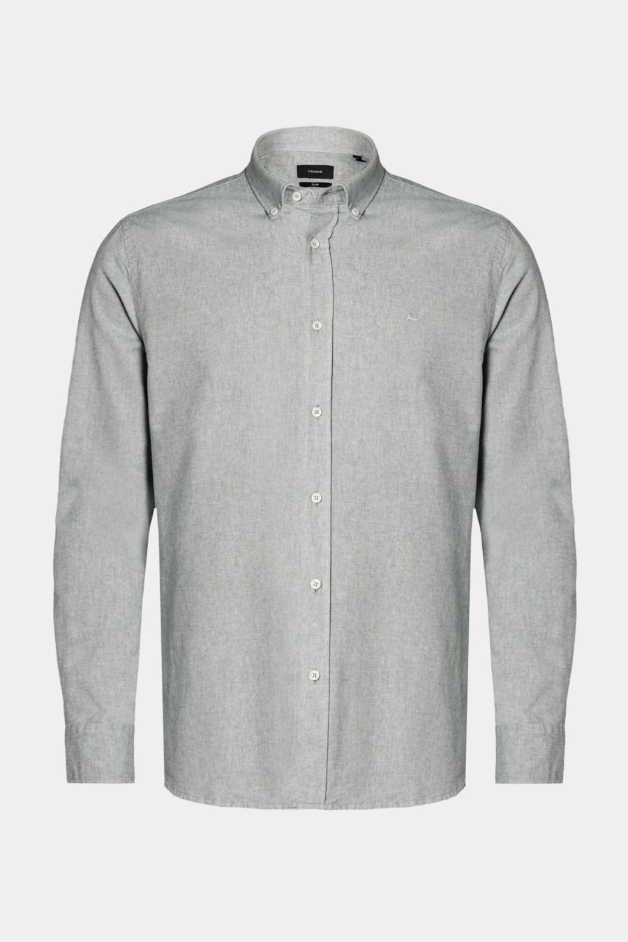 Camisa Manga Longa Slim Oxford Planalto Bdnw Verde Folha — foto 1 de 2