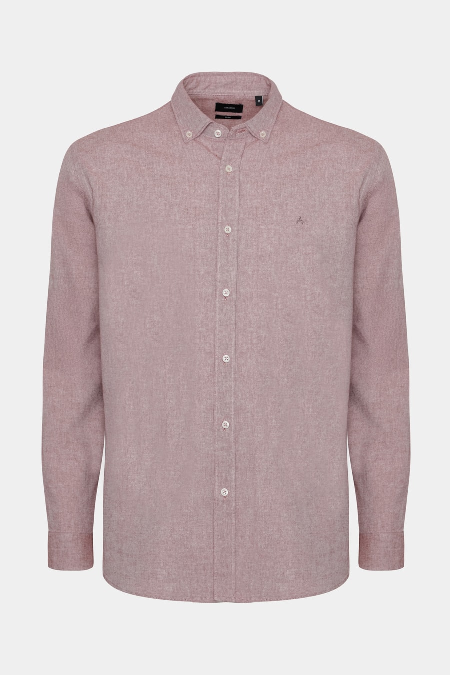 Camisa Manga Longa Slim Oxford Telha — foto 5 de 6