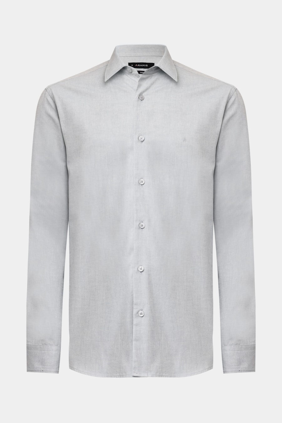 Camisa Manga Longa Slim Oxfordine Grafite — foto 5 de 6
