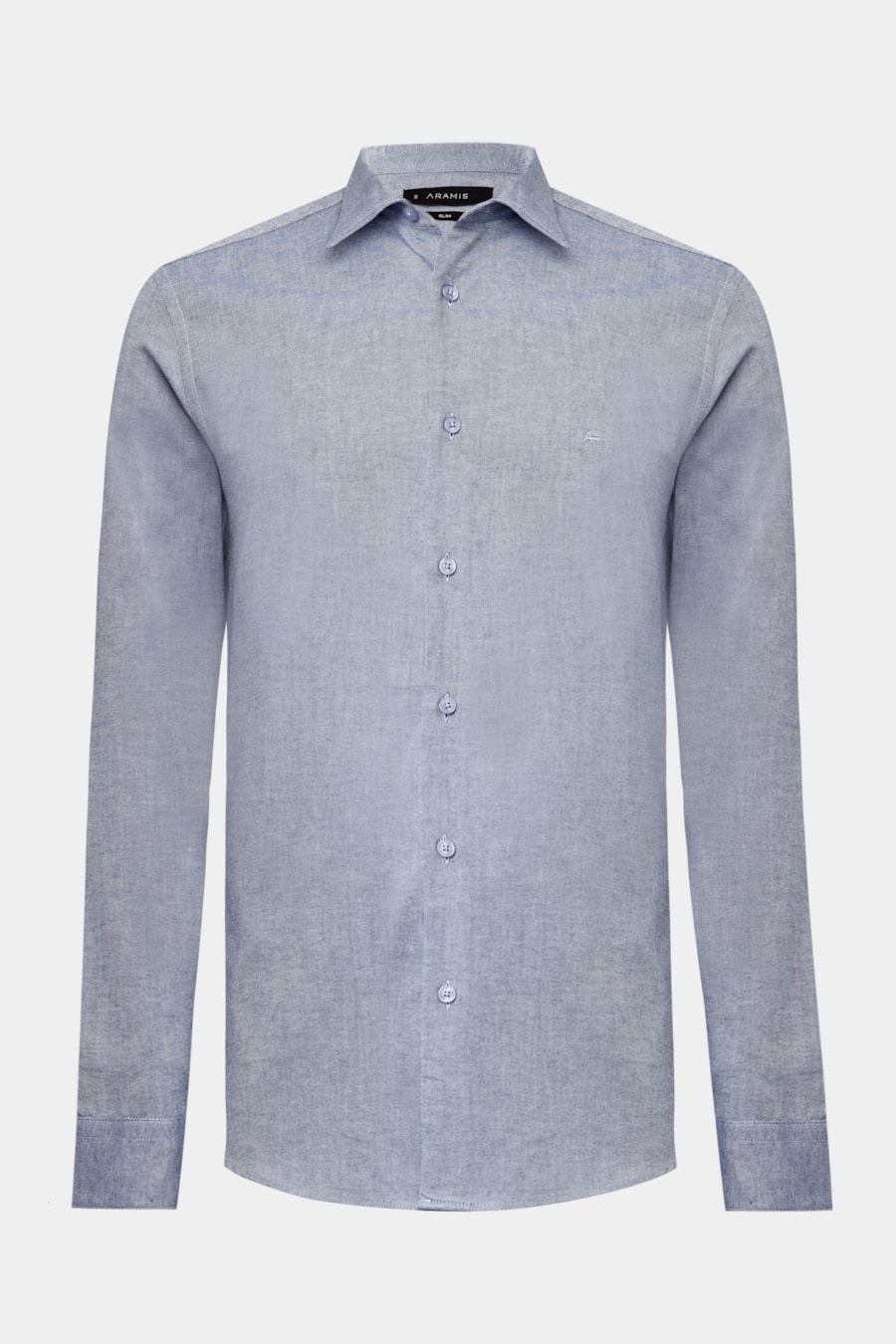 Camisa Manga Longa Slim Oxfordine Royal — foto 5 de 6