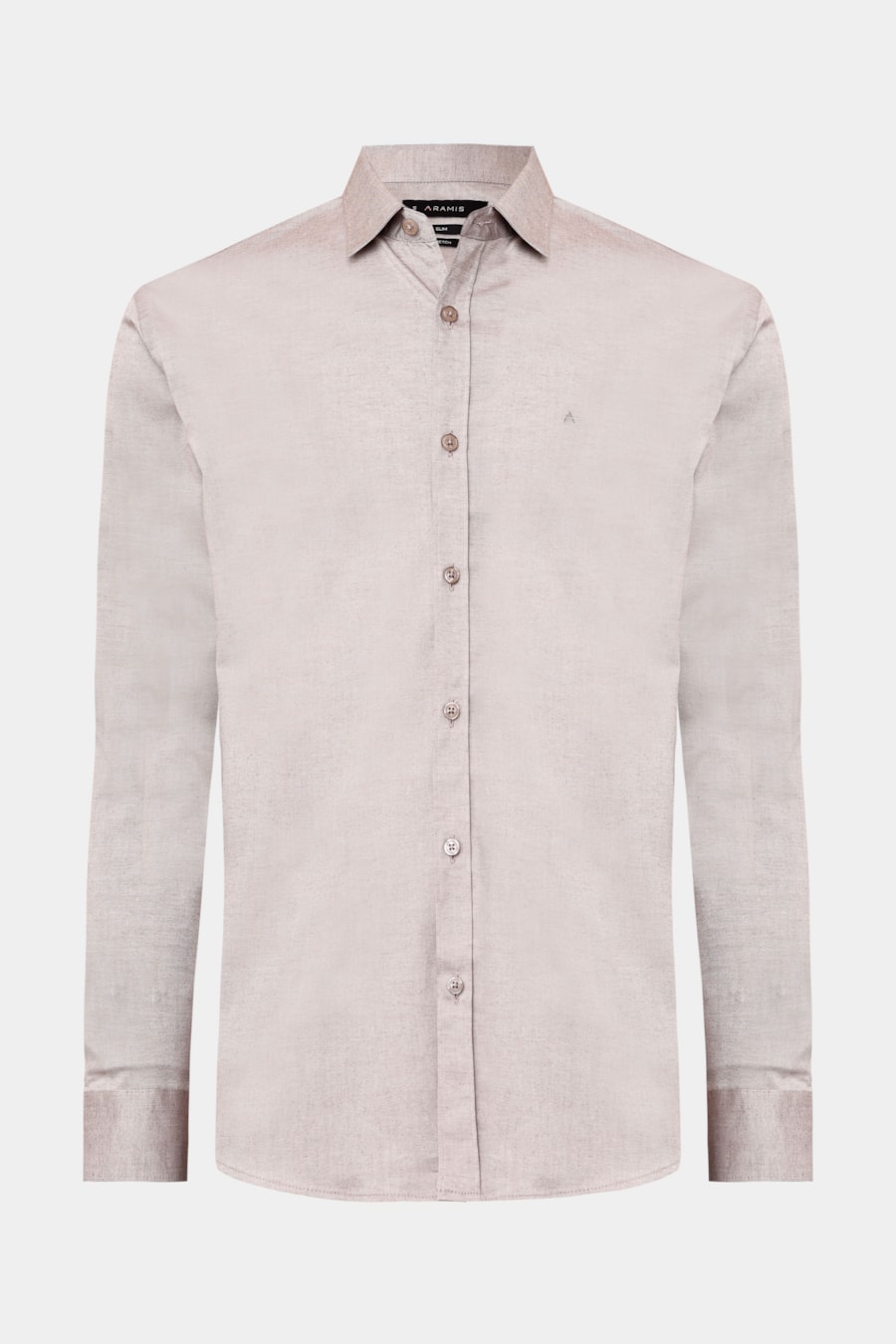 Camisa Manga Longa Slim Pinpoint Span Madeira — foto 5 de 6