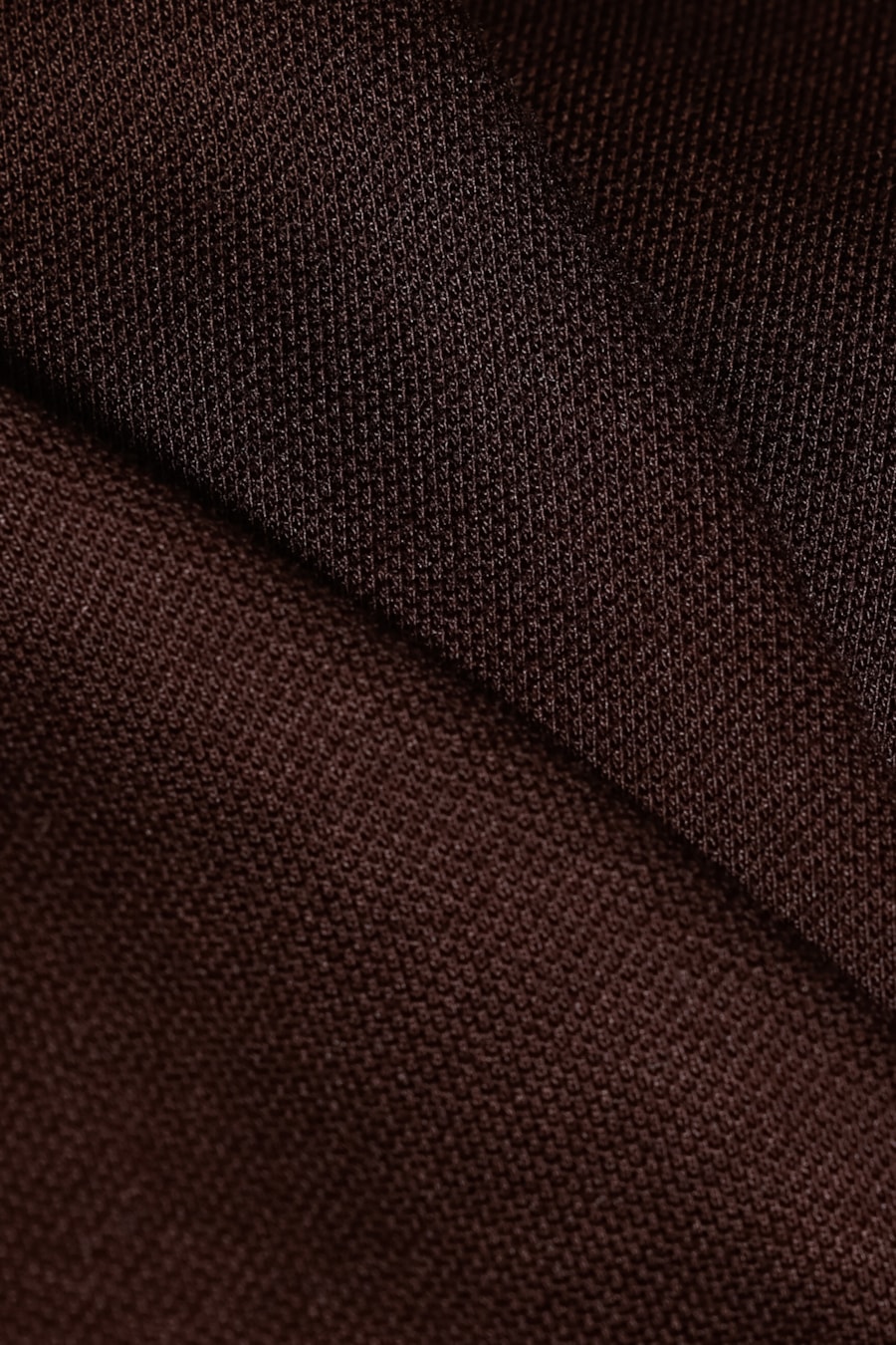 Camisa Manga Longa Slim Piquet de Malha Café — foto 5 de 6