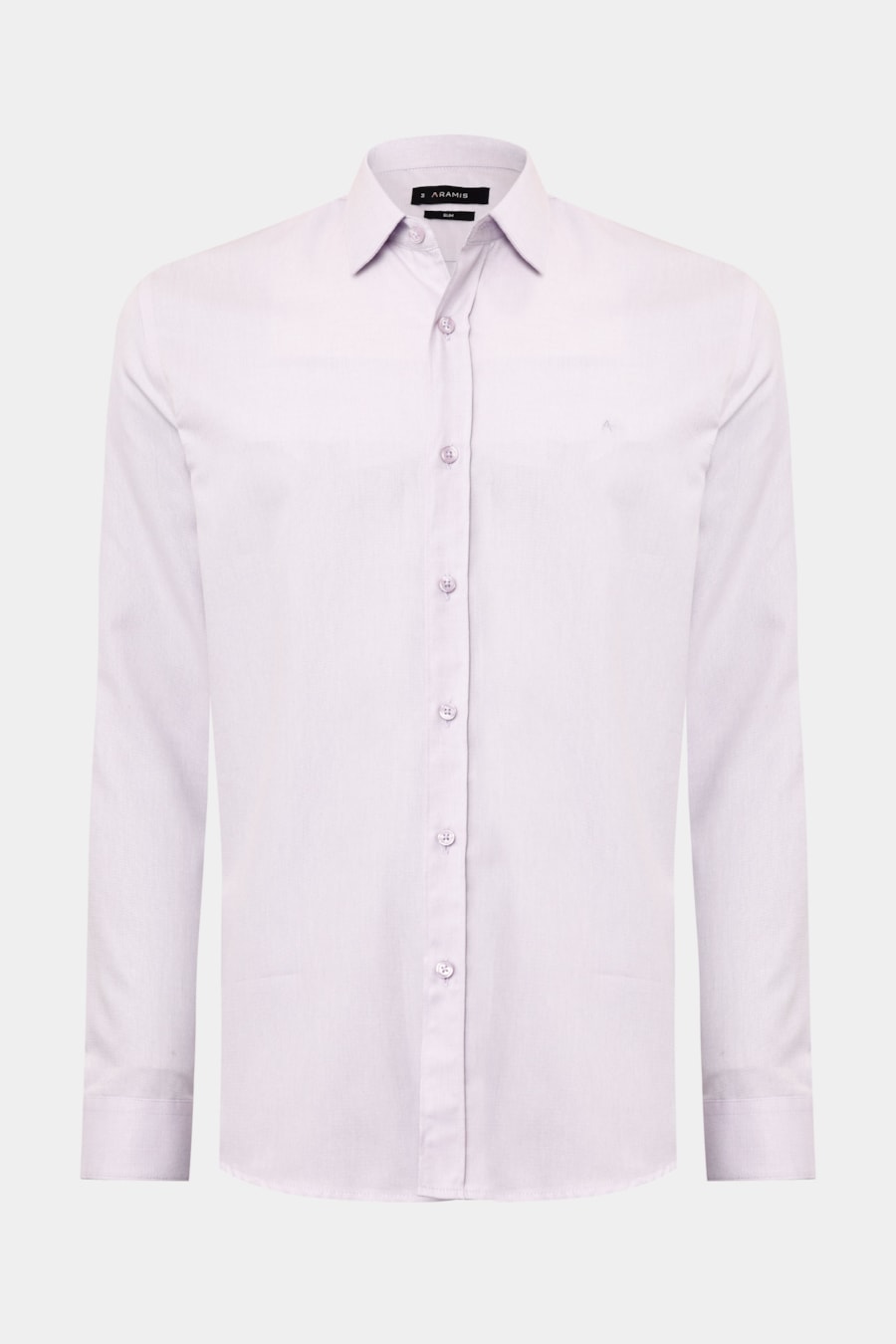 Camisa Manga Longa Slim Point Lilas — foto 5 de 6