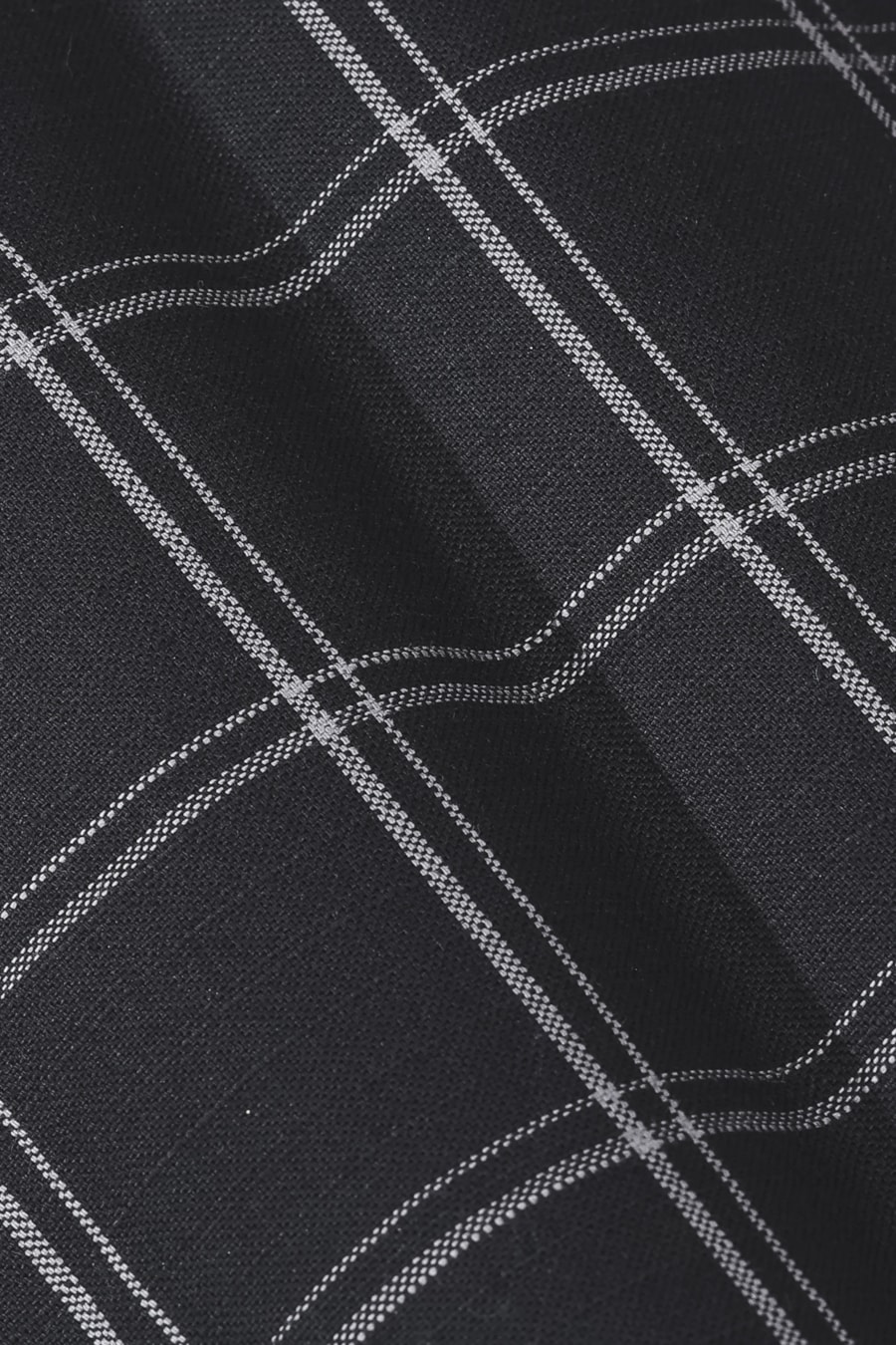 Camisa Manga Longa Slim Raymi Xadrez Preto C/Cinza — foto 6 de 6