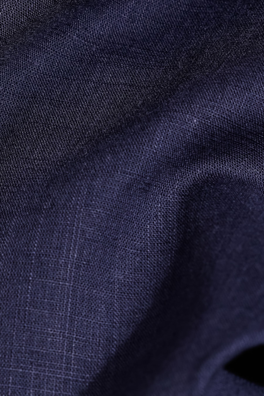 Camisa Manga Longa Slim Slub Flame Marinho — foto 5 de 5