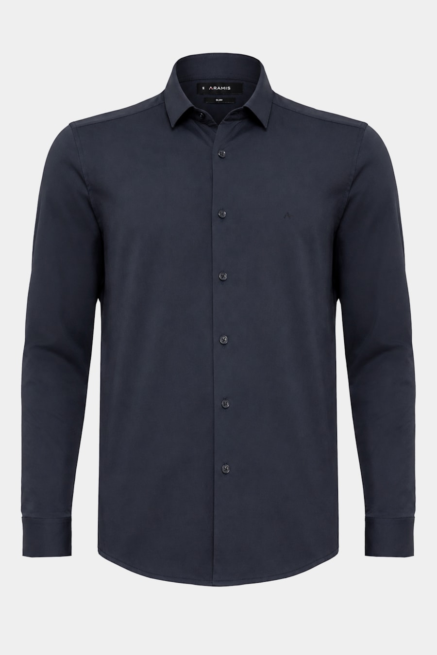 Camisa Manga Longa Slim Tech Comfort Marinho — foto 5 de 6