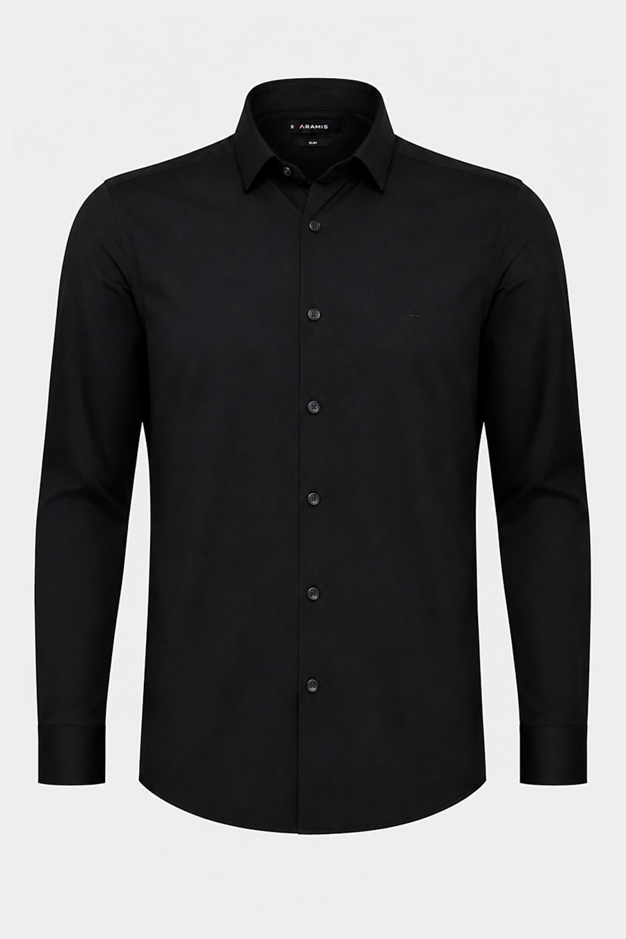 Camisa Manga Longa Slim Tech Comfort Preto — foto 5 de 6