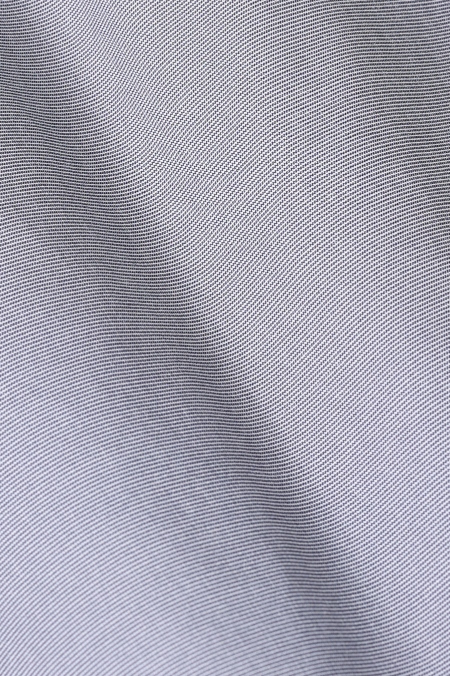 Camisa Manga Longa Slim Tech Flex Falso Liso Branco C/Marinho — foto 7 de 7