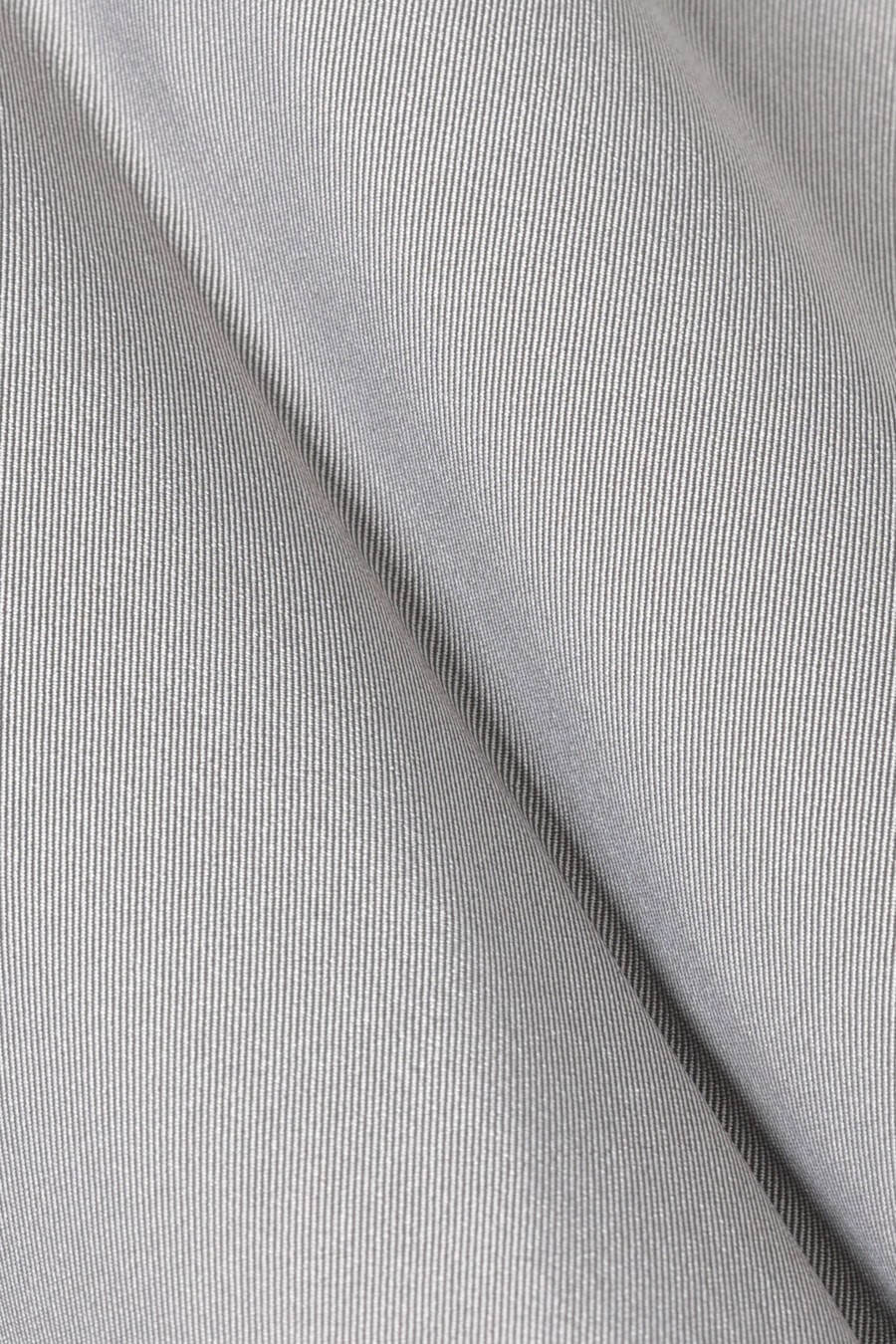 Camisa Manga Longa Slim Tech Flex Sarja Lisa Cinza — foto 6 de 6