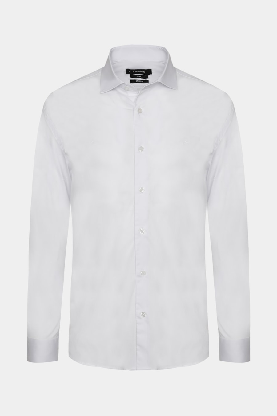Camisa Manga Longa Slim Tricoline Algodão Branco — foto 5 de 6