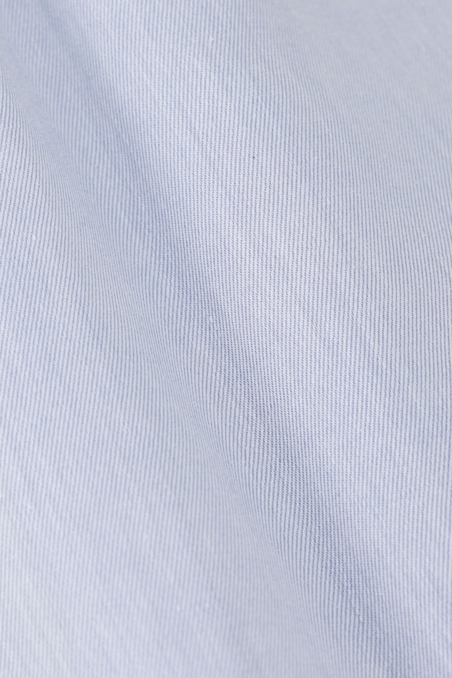 Camisa Manga Longa Slim Tricoline Falso Liso Azul — foto 6 de 6