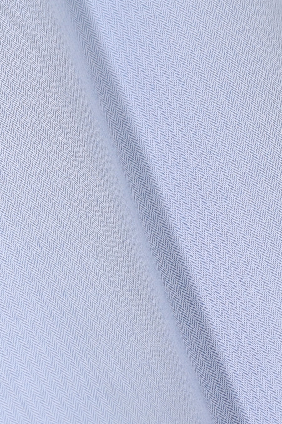 Camisa Manga Longa Slim Tricoline Mix Falso Liso Azul Claro — foto 6 de 6