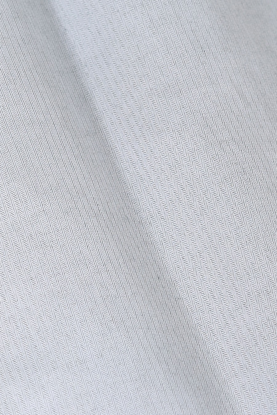 Camisa Manga Longa Slim Tricoline Mix Falso Liso Cinza — foto 6 de 6