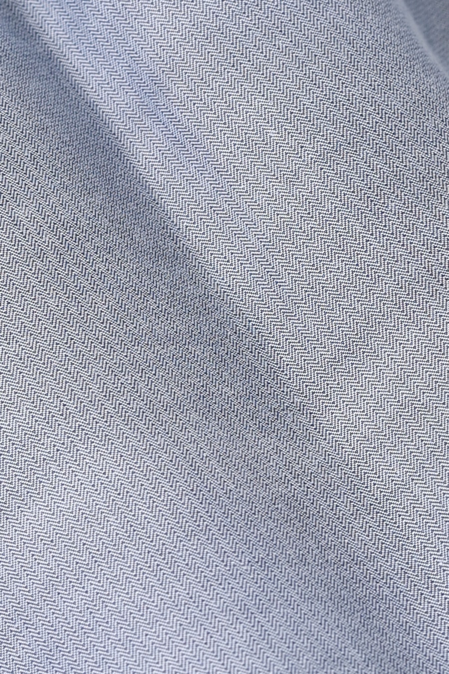 Camisa Manga Longa Slim Tricoline Mix Falso Liso Marinho — foto 6 de 6