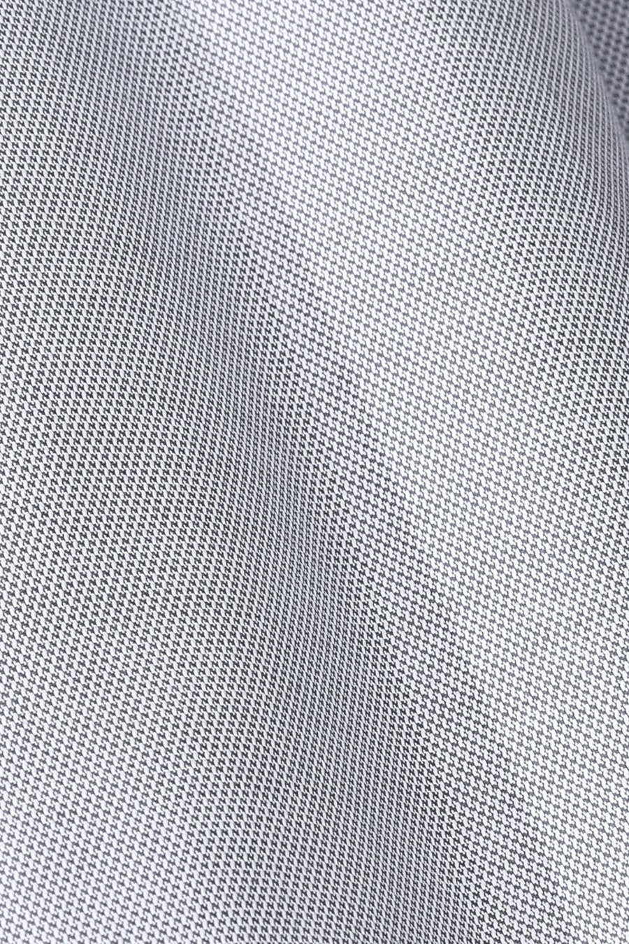 Camisa Manga Longa Slim Tricoline Mix Falso Liso Preto — foto 6 de 6