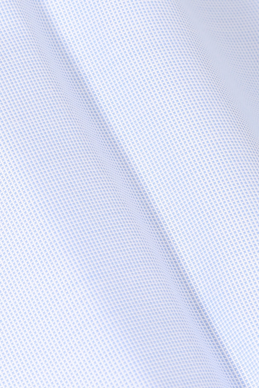 Camisa Manga Longa Slim Tricoline Mix Maquinetado Azul Claro — foto 6 de 6