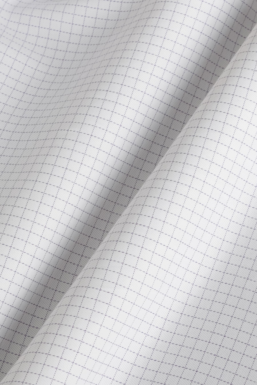 Camisa Manga Longa Slim Xadrez Branco C/Lilas — foto 6 de 6