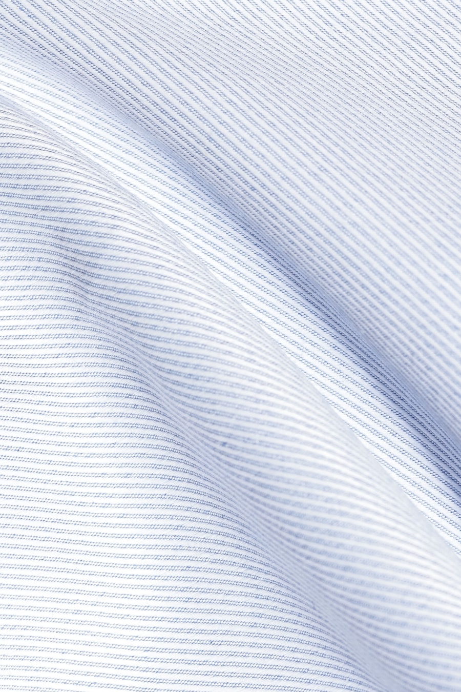 Camisa Manga Longa Social Regular Tricoline Maquinetada Azul — foto 5 de 5