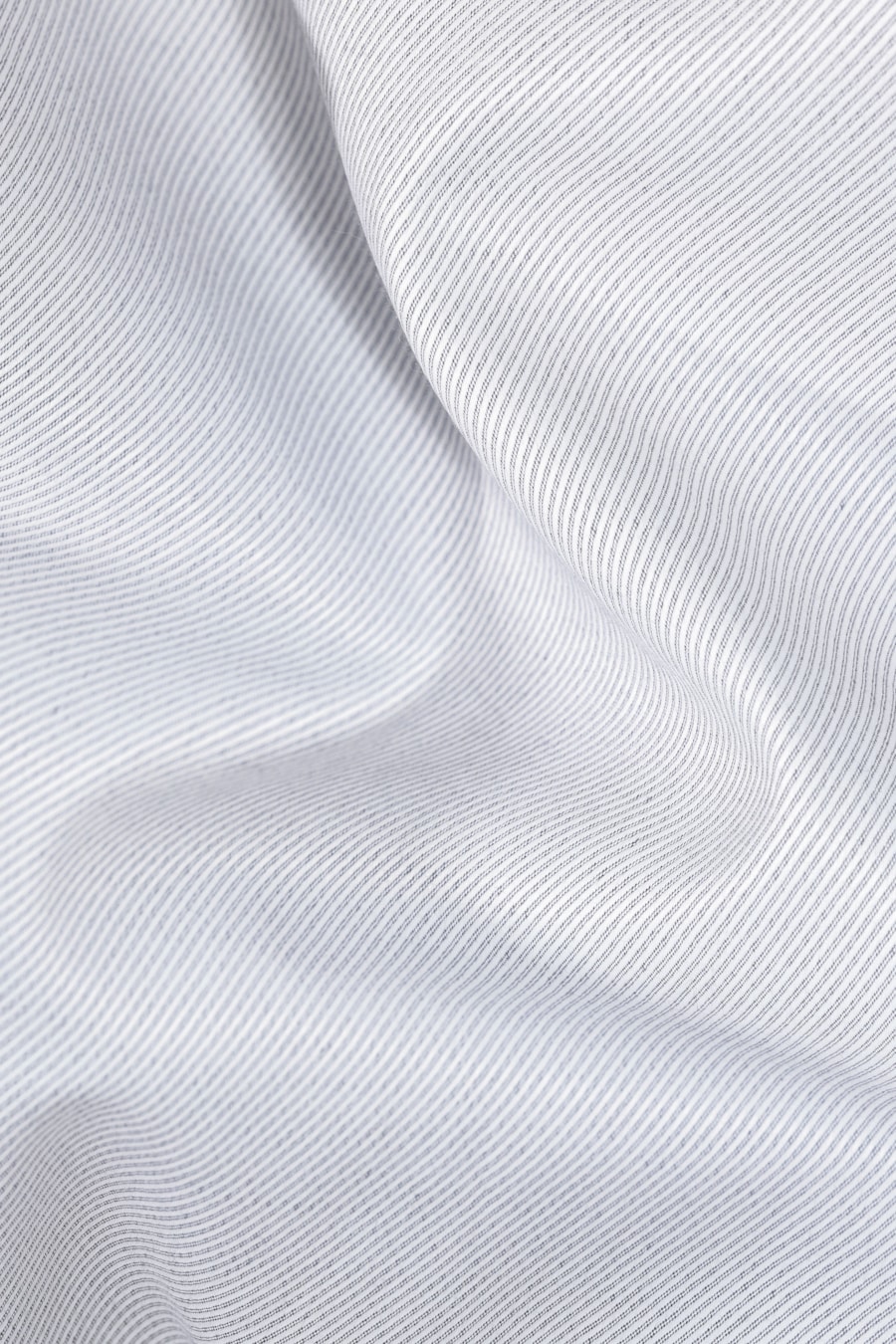 Camisa Manga Longa Social Regular Tricoline Maquinetada Cinza — foto 5 de 5