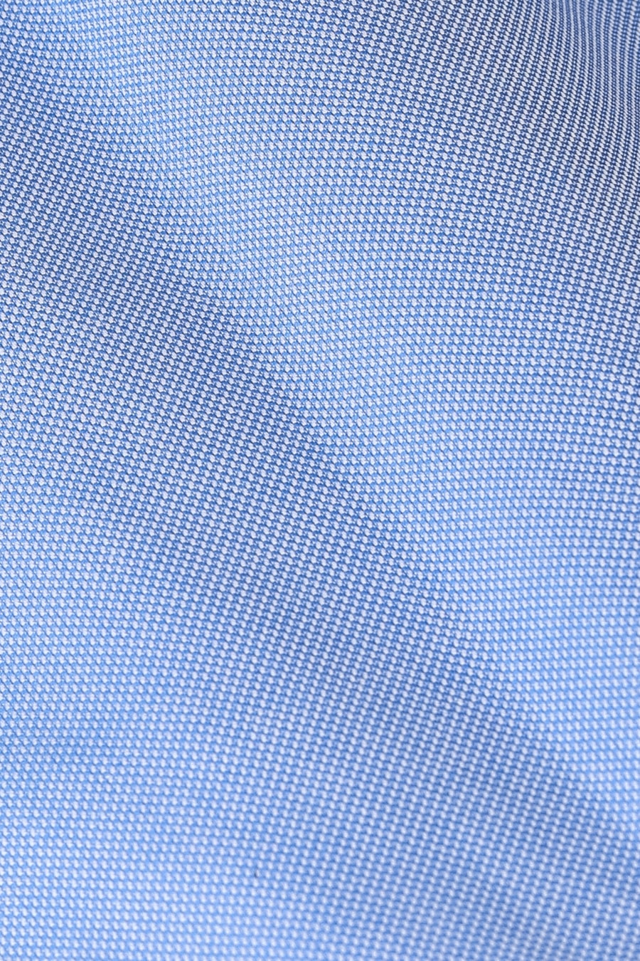 Camisa Manga Longa Super Slim Algodão Maquinetado Azul — foto 6 de 6