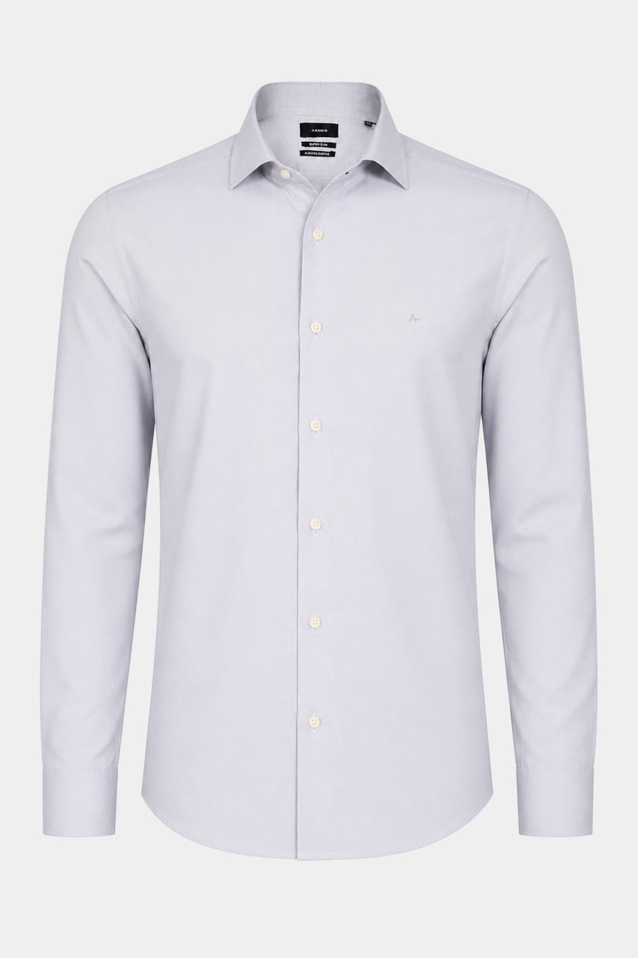 Camisa Manga Longa Super Slim Fio 50 Egípcio Stairs Cinza — foto 5 de 6