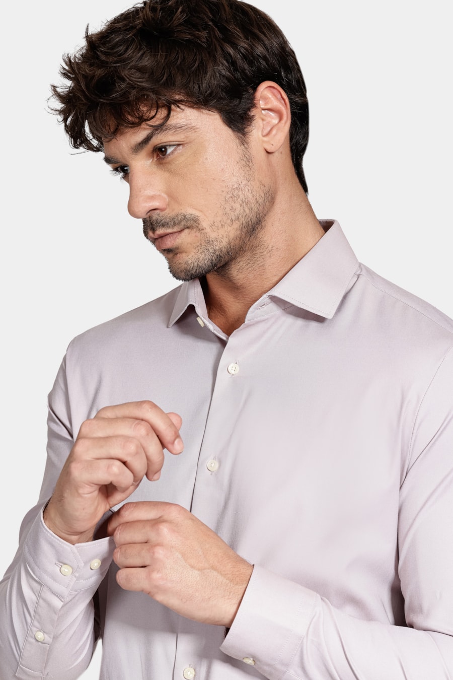 Camisa Manga Longa Tech Flex Sarja Canela — foto 3 de 5
