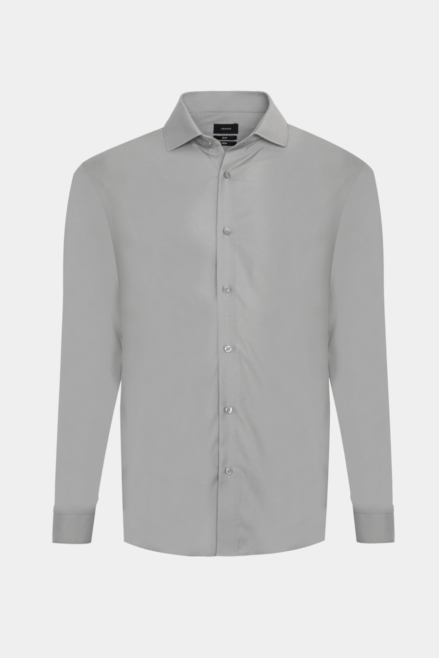 Camisa Manga Longa Tech Flex Sarja Cinza — foto 5 de 5