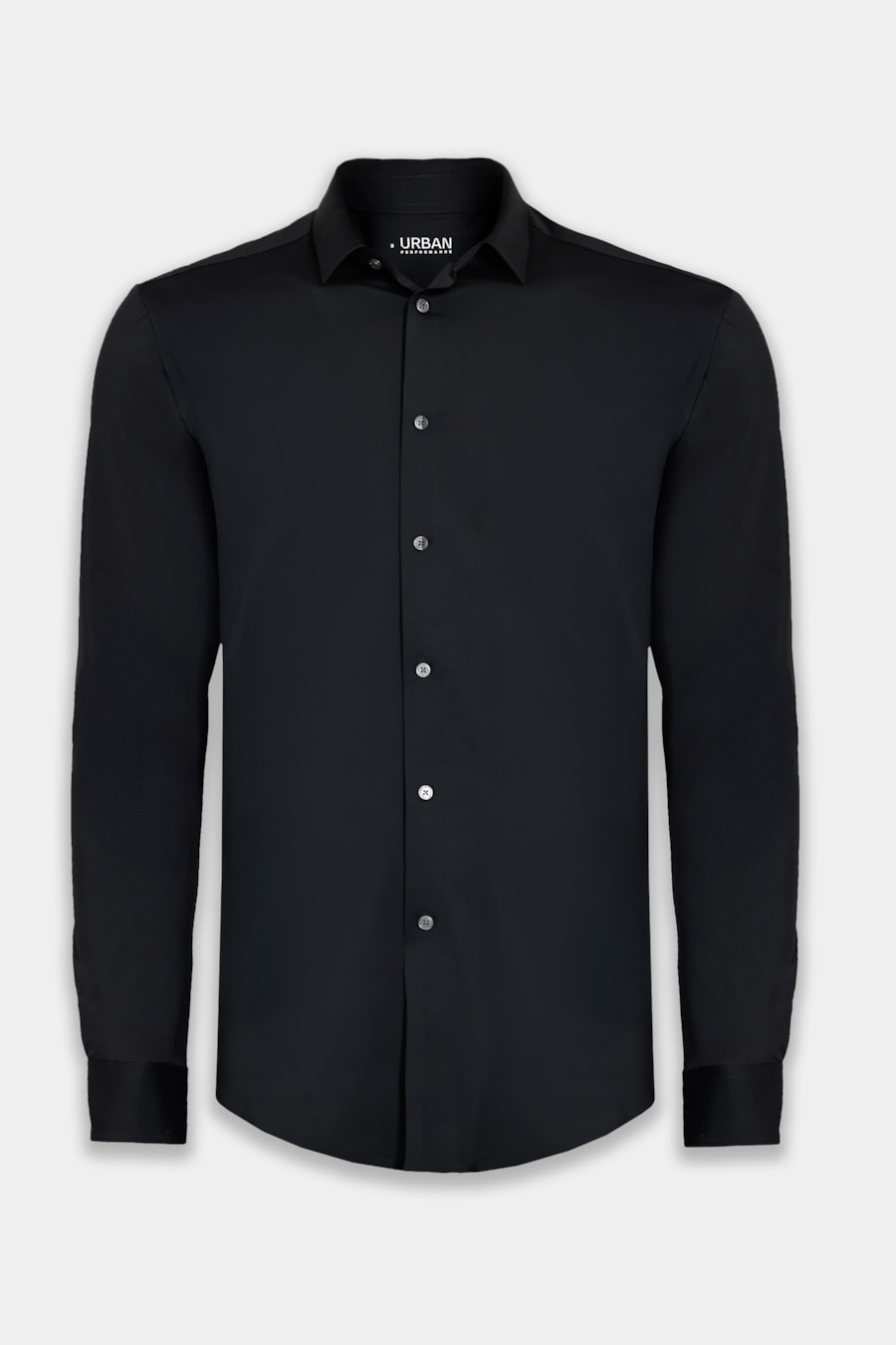 Camisa Manga Longa Texturada Bonded Preto — foto 5 de 5