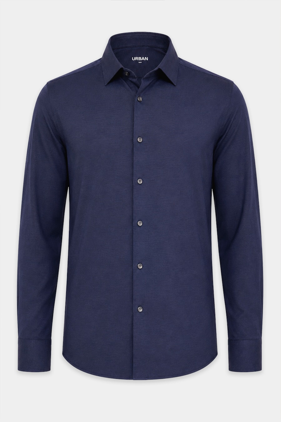Camisa Manga Longa Total Soft Azul Com Preto — foto 6 de 7