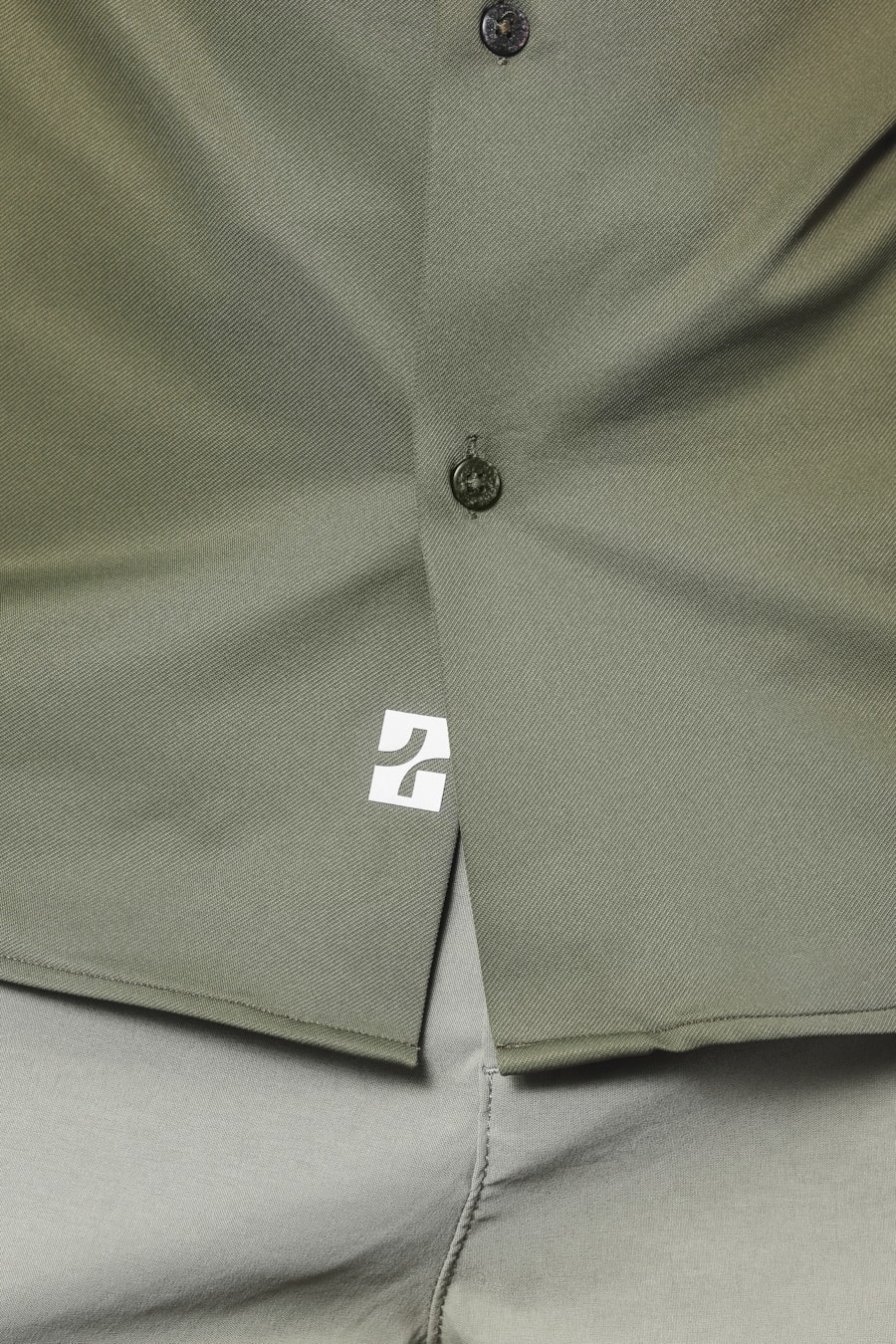 Camisa Manga Longa Twill Flex Menta — foto 3 de 7