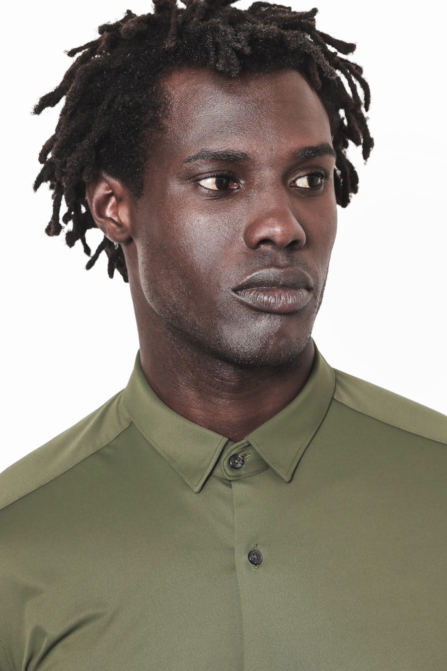 Camisa Manga Longa Twill Flex Menta — foto 4 de 7