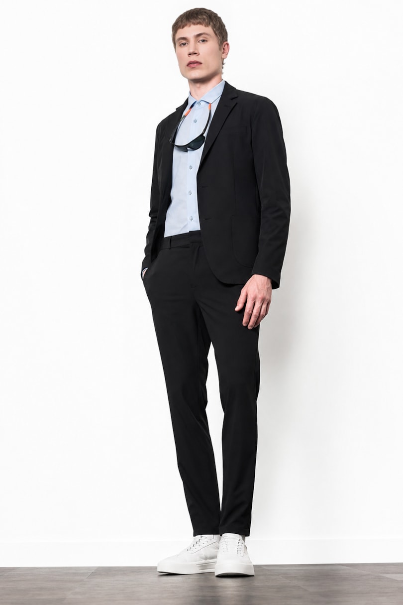 Camisa Manga Longa Twill Tech Azul Claro