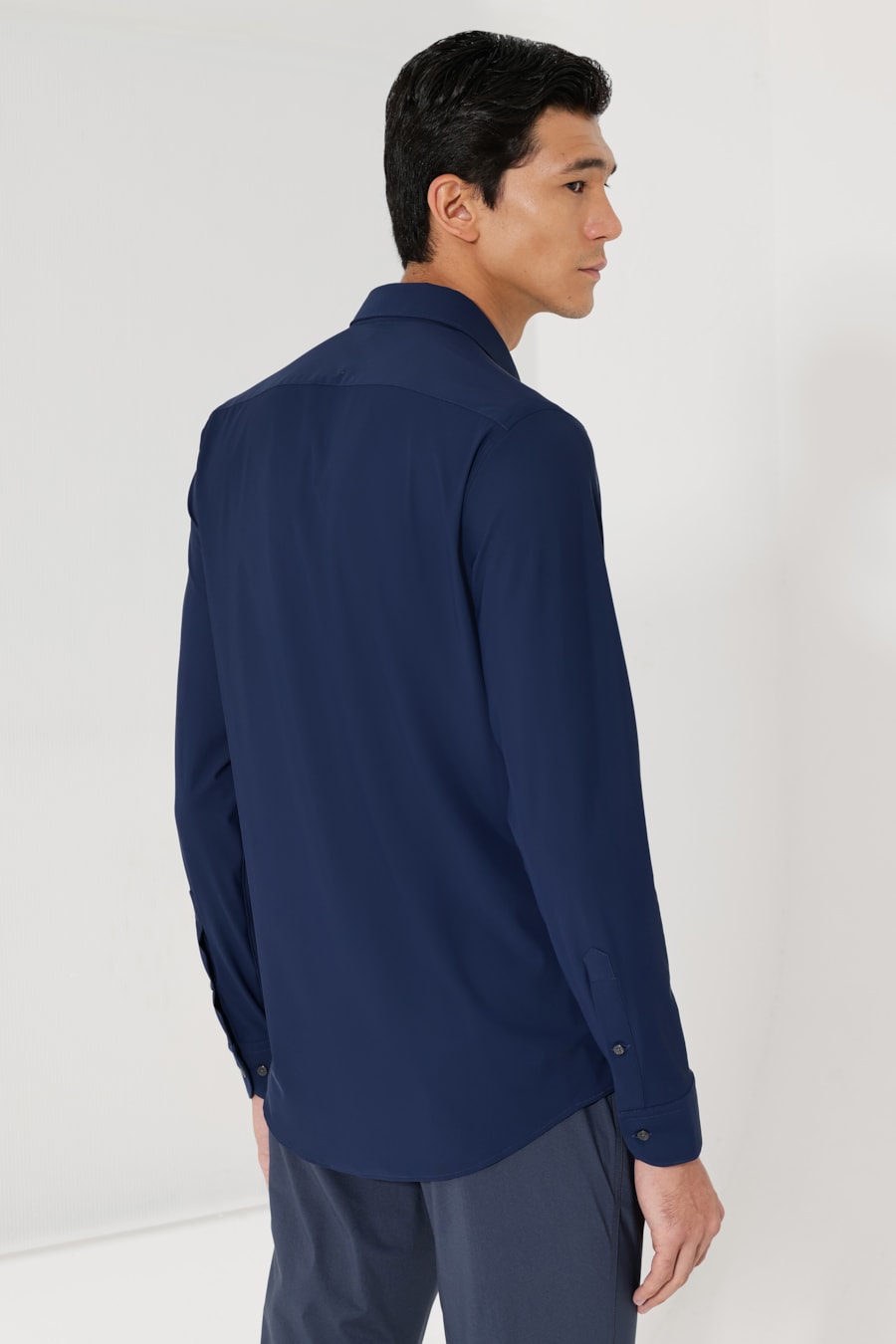 Camisa Manga Longa Urban Fresh Marinho — foto 4 de 5