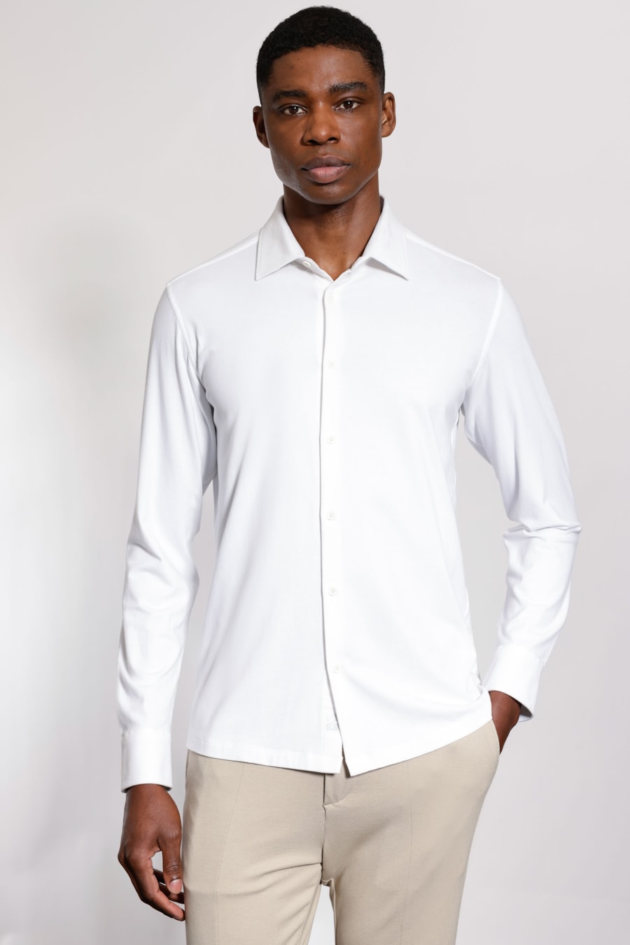 Camisa Manga Longa Urban Velvet Off White — foto 1 de 5