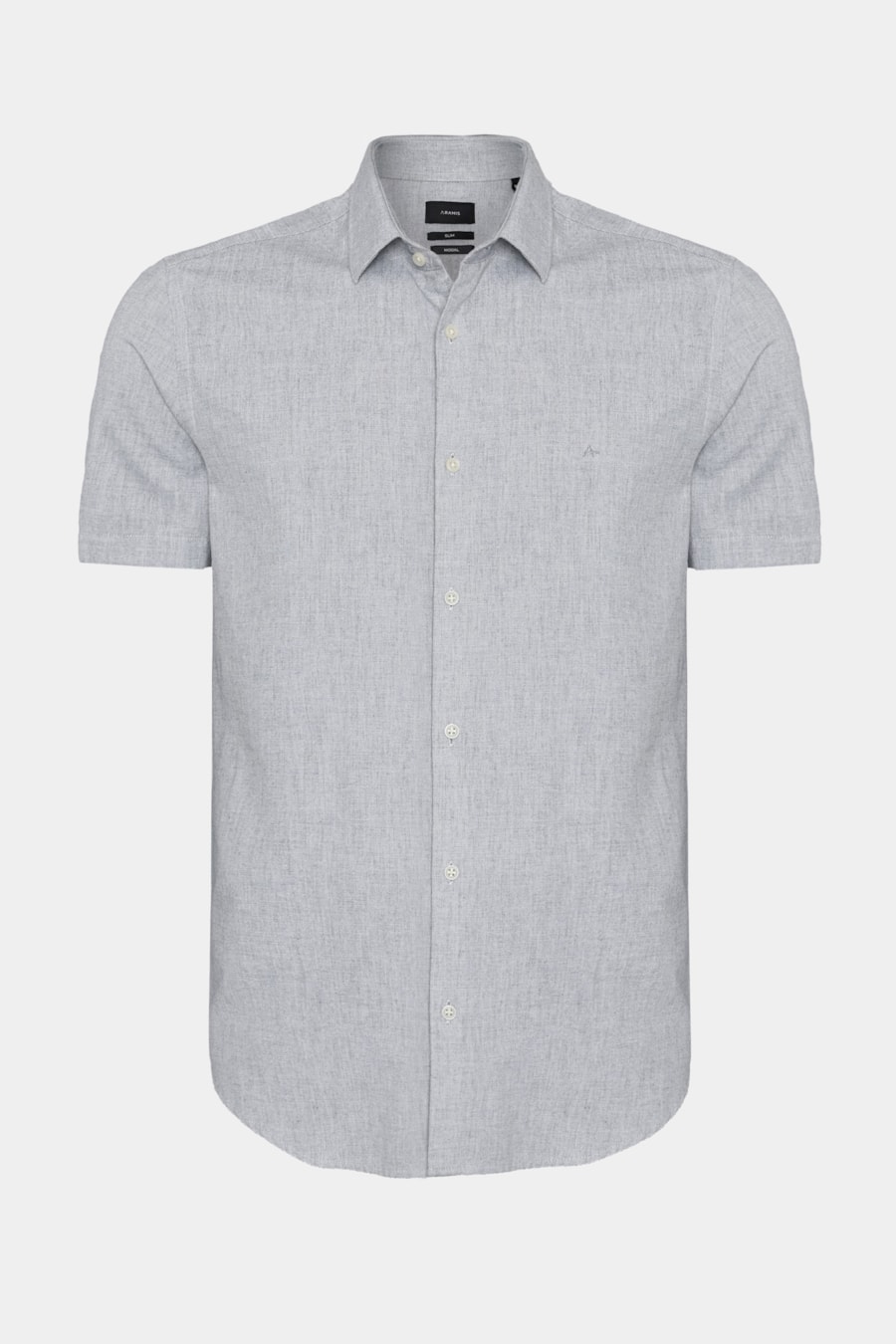 Camisa Marca Curta Slim Algodao Modal Boa Vista Marinho — foto 5 de 6