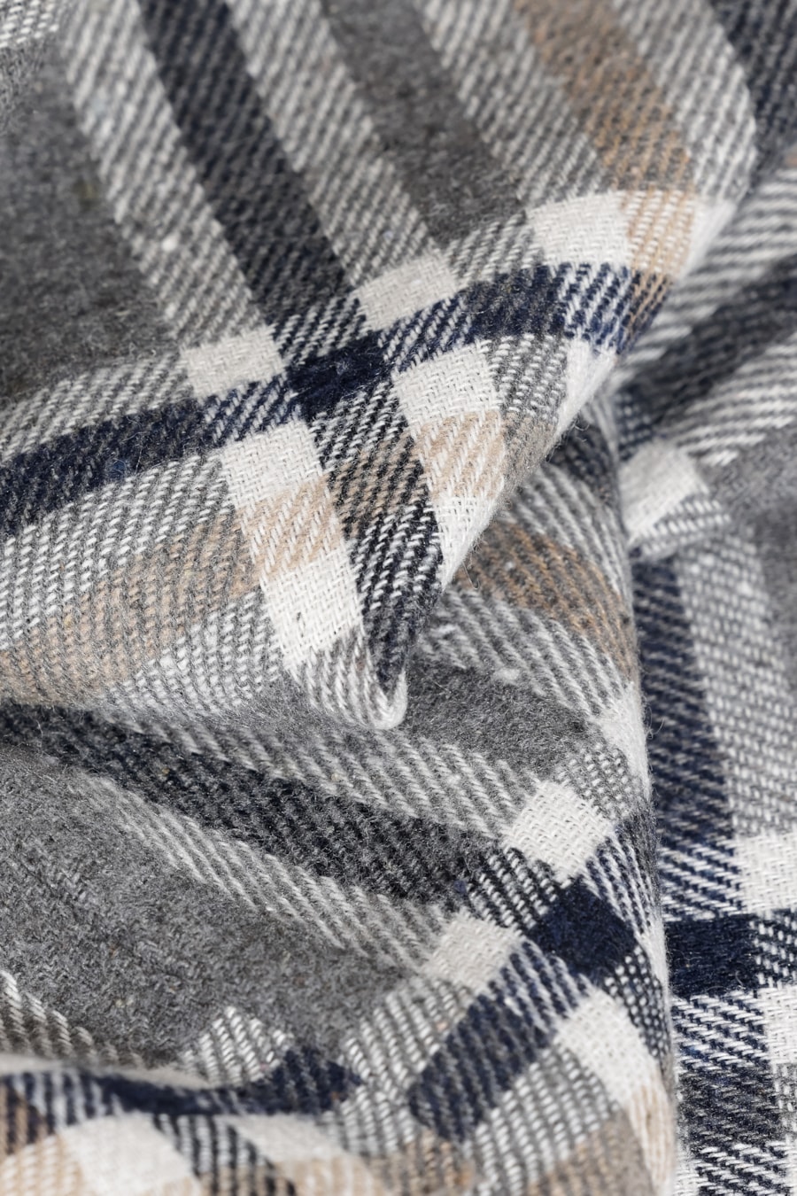 Camisa Overshirt Flanela Xadrez Cinza — foto 6 de 6