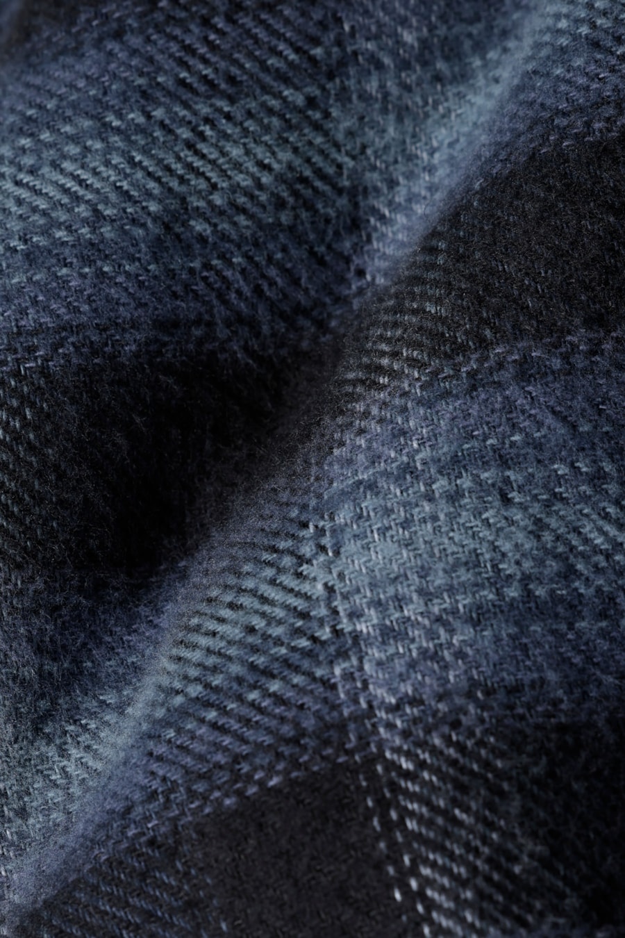 Camisa Overshirt Winter Cotton Azul C/ Preto — foto 7 de 7