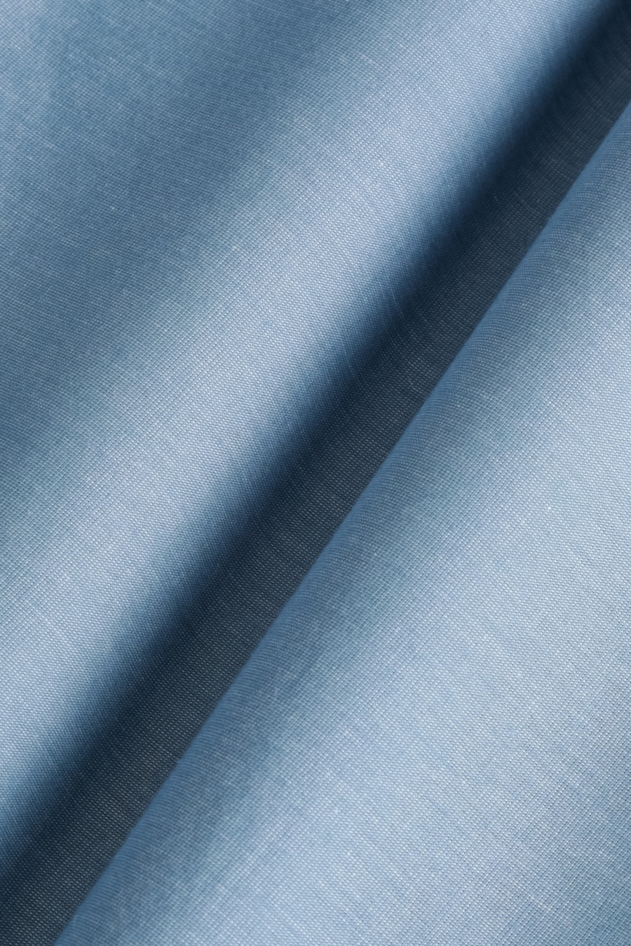 Camisa Regilar Algodão Manga Longa Fil a Fil Azul Classico — foto 2 de 2