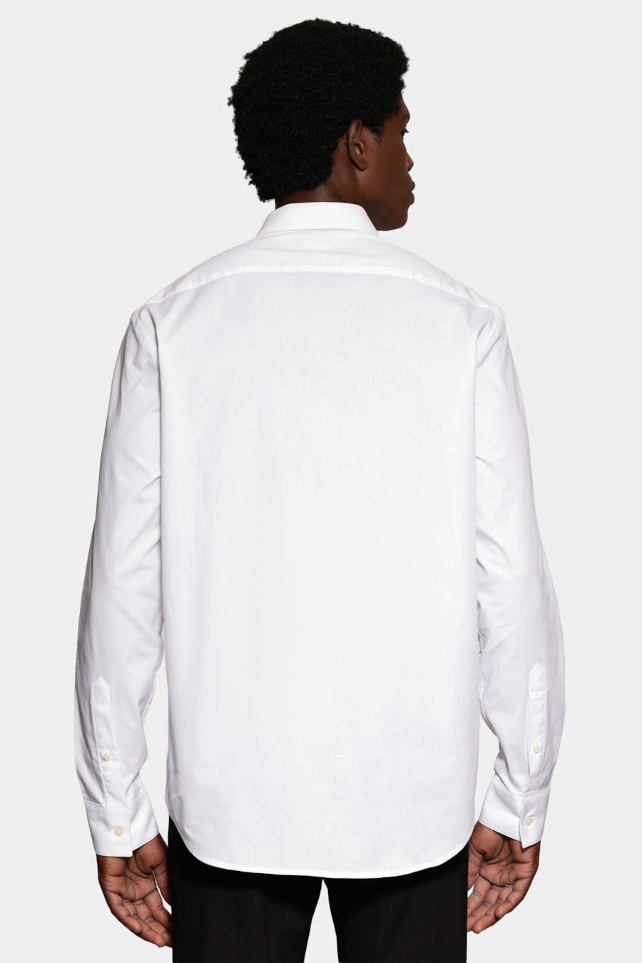 Camisa Regular Algodão Egípcio Fio 50 Branco — foto 4 de 7