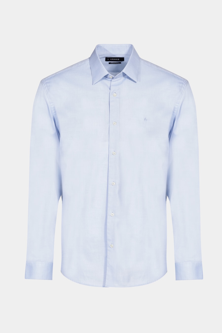 Camisa Regular Algodão Egípcio Fio 50 Petronas Azul Claro — foto 6 de 6