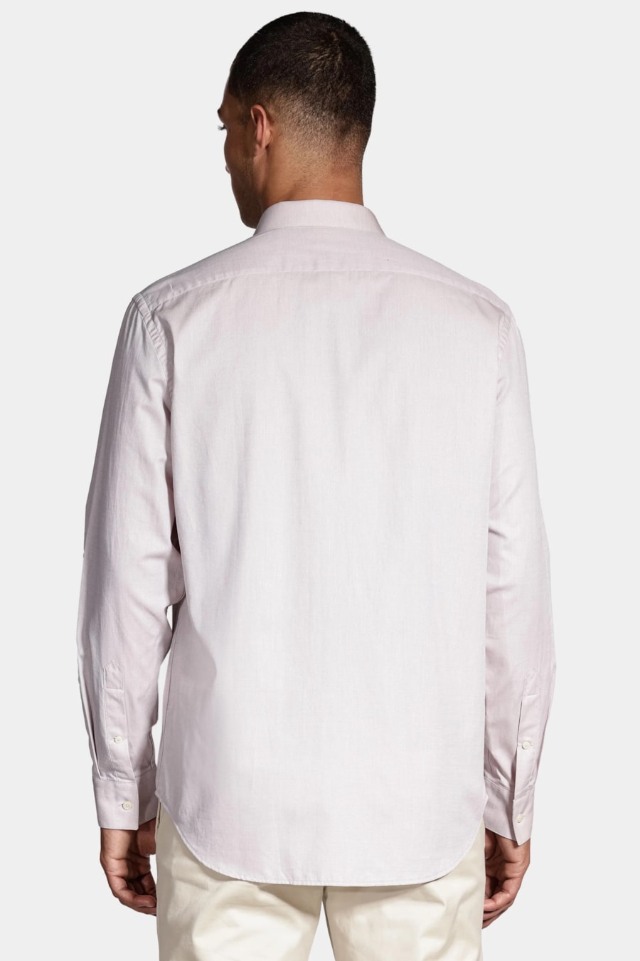 Camisa Regular Algodão Egípcio Fio 50 Petronas Cáqui — foto 4 de 5