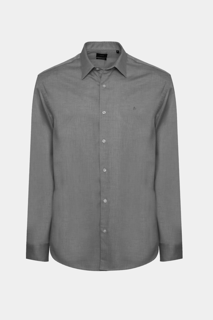 Camisa Regular Algodão Egípcio Fio 50 Preto — foto 5 de 6